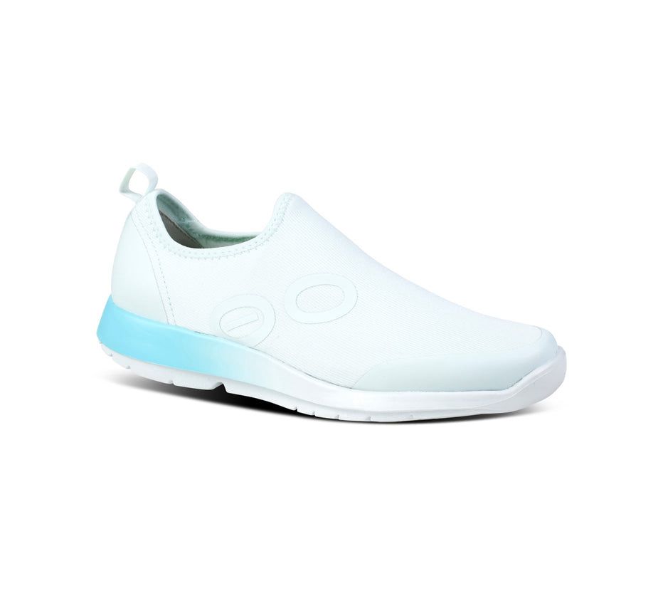 Oofos Women's Oomg Sport Low - Slip On Shoes Light Turquoise ( BUEIR-5432 )